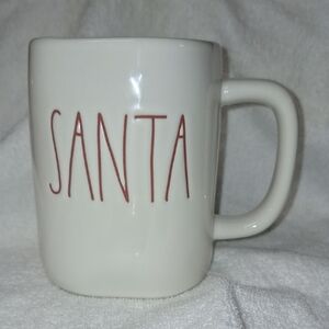 Rae Dunn White Santa‎ Mug